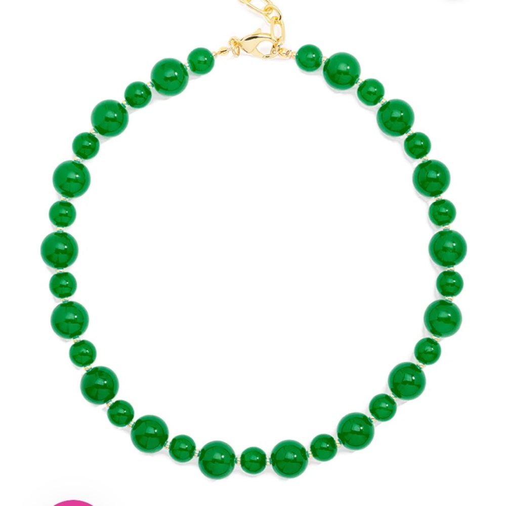 STACY COLLAR NECKLACE - Green - excellent used condition